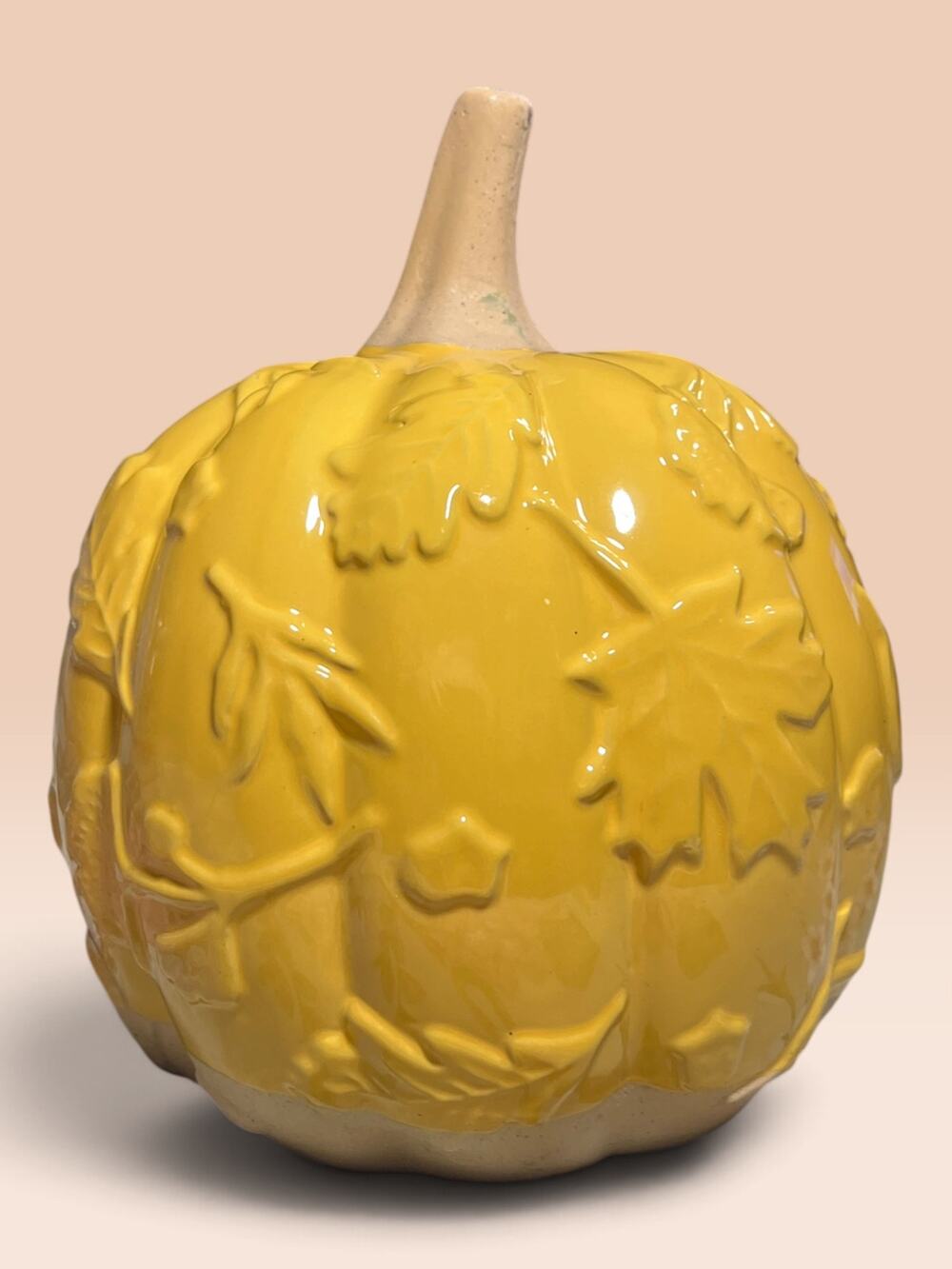 Celebrate Together Clay Pumpkin for Halloween and Thanksgiving Decor NWT